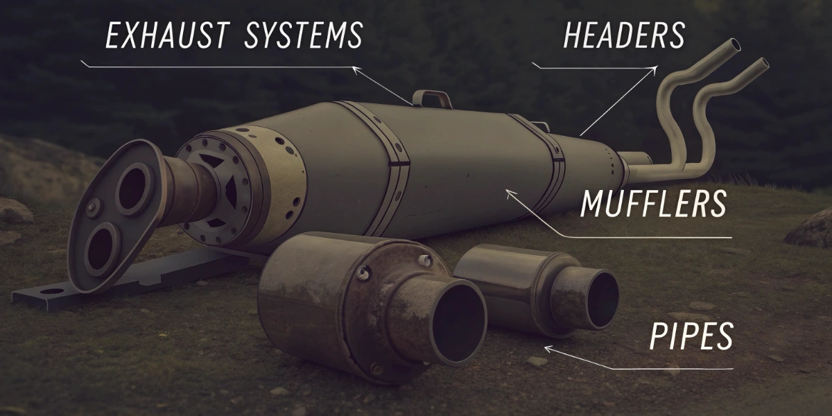 Comparison of slip-on and full exhaust systems for sportbikes