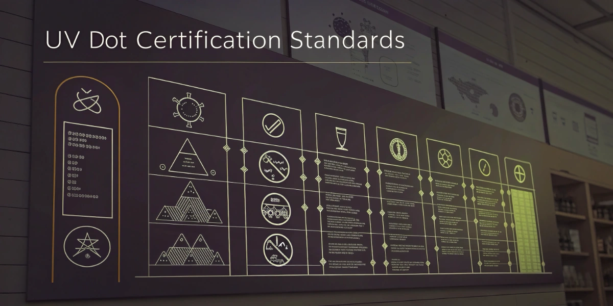 Certification stamps and documentation for European and American motorcycle parts standards